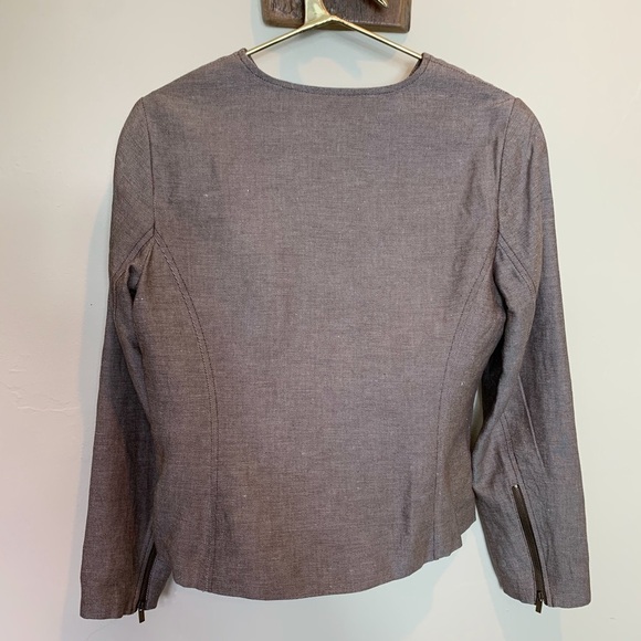 ISSAC MIZARAHI FOR TARGET BROWN JACKET - Picture 2 of 8